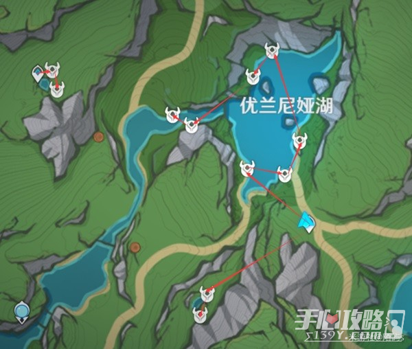 《原神》4.3枫丹湖光铃兰采集路线一览